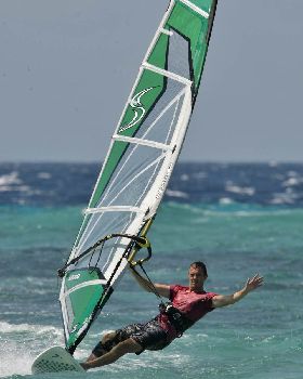 WINDSURFING AT PULAU TABUHAN