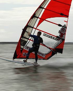 Big sail slalom boys that held on after everyone else went home.