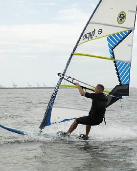 Big sail slalom boys that held on after everyone else went home.