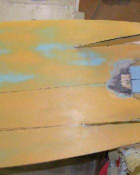 adding center fin to ground effect board