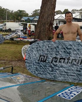 Dave with Patrik board