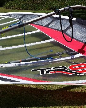 TR9 5.9 rigged on RDM CC mast