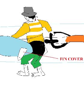 Fin cover