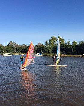 Kids having a crack in Canberra