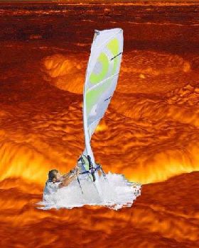 windsurfing on venus