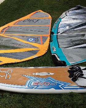 FREE BOARD AND SAILS