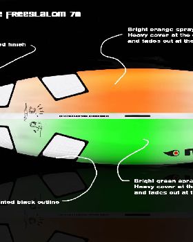 ML70 nude orange green