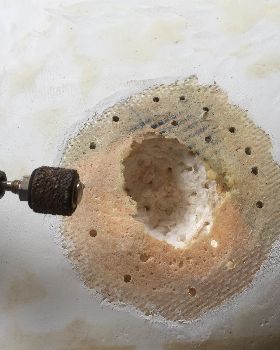 F2 Lightning foot plug repair