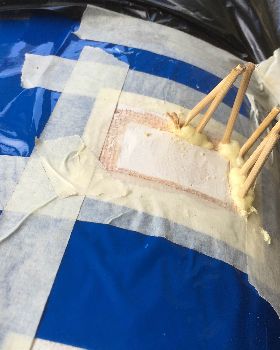 F2 Lightning foot plug repair