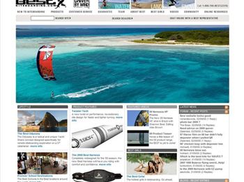 Best Kiteboarding new 2009 website - Kitesurfing News