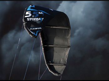 The stormchaser - a kite designed for 40 knots by Flexifoil - Kitesurfing News