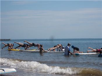 Floating Yoga Classes now in Brisbane - Stand Up Paddle News