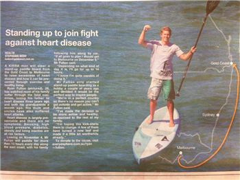 Paddle for Prevention - Ryan goes from the GC to Melbourne - Stand Up Paddle News