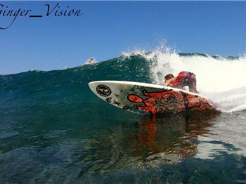 With the flick of a wrist - Custom Stand Up Paddleboard Art - Stand Up Paddle News